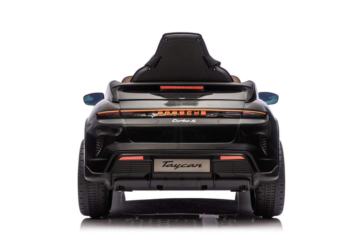 Porsche Taycan 12V electric car for kids – 1 seat, grey