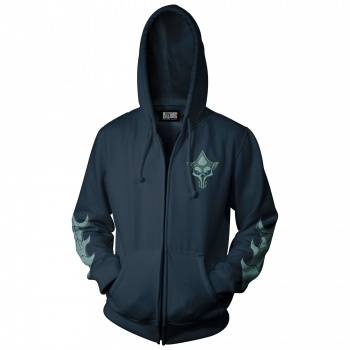 Jinx World of Warcraft - Shadowlands Queen of Destruction Zipper Hoodie Navy, S
