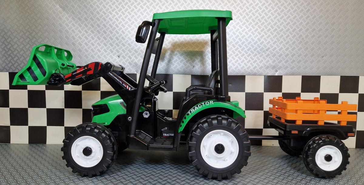 Kids' tractor 24V with trailer