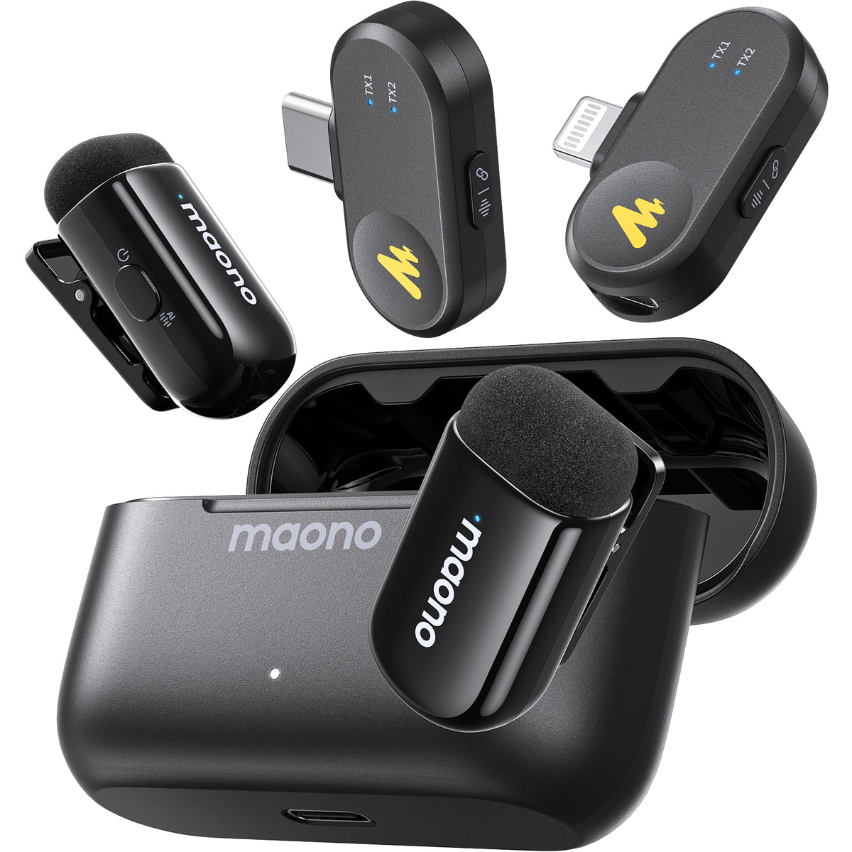 MAONO WM622 PBC2 Wireless Mic System