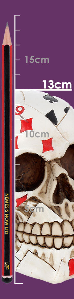 Dead Mans Hand Playing Card Skull Ornament