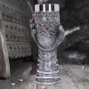 Medieval Knight Gauntlet Wine Goblet Hand Painted