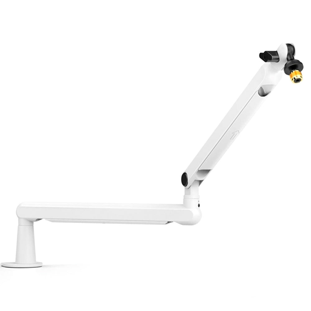FIFINE BM88 Steady Full Metal High End Boom Arm Stand, White