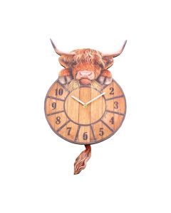 Kitten Tickin' Cat Pendulum Clock