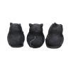 Three Wise Fat Cat Figurines 8.5cm - 3 Wise Cute Cats