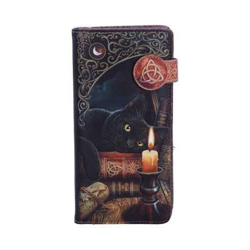 Nemesis Now Lisa Parker Witching Hour Cat Witch Purse Black 18.5cm
