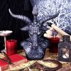 Celestial Black and Silver Baphomet Bust