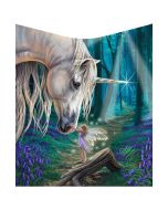 Small The Witching Hour Fantasy Witch Cat Shoulder Bag by Lisa Parker