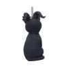 Pawzuph Black Horned Cat Hanging Decorative Ornament 10cm