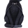Purrah Black Witch Cat Hanging Decorative Ornament 11.5cm