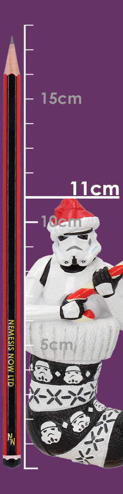 Officially Licensed Stormtrooper in Stocking Hanging Ornament 11.5cm