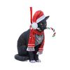 Lisa Parker Candy Cane Cat Hanging Ornament 9cm