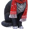 Lisa Parker Candy Cane Cat Hanging Ornament 9cm