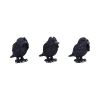 Three Wise Ravens Figurines 8.7cm