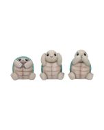 Three Wise Seals Decorative Resin Figurine Set