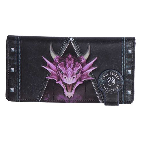 Unzipped Dragon Embossed Purse (AS) 18.5cm
