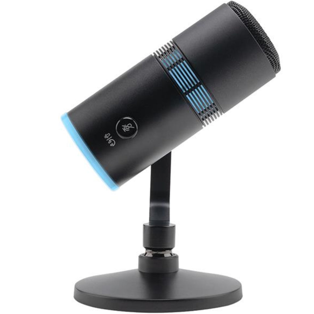 THRONMAX V8 Condenser RGB USB 96KHZ CAPSULE Microphone, Black