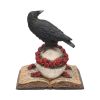 Heartaches Reflection Raven Figurine Skull Rose Valentine Ornament