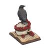 Heartaches Reflection Raven Figurine Skull Rose Valentine Ornament