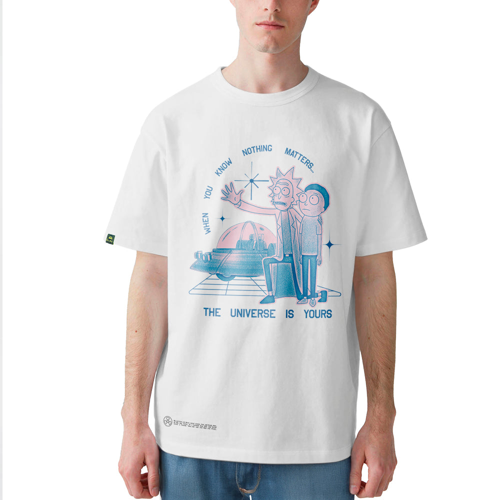 Rick and Morty Nothing Matters t-shirt white, L
