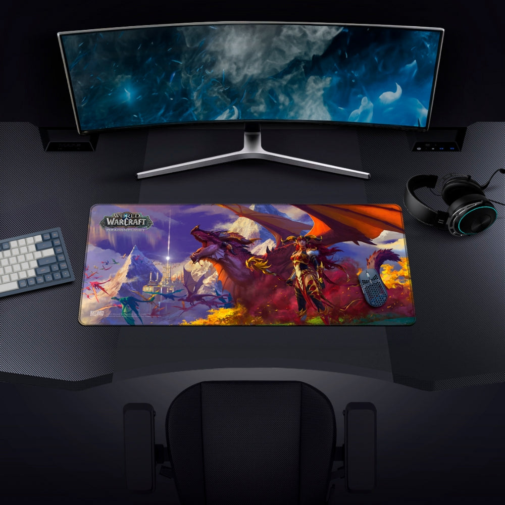 World Of Warcraft Dragonflight: Alexstrasza & Dragon, Mousepad, XL