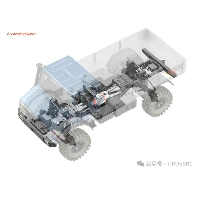 Crawling kit - EMO X6 1/8 RTR Brushless kit (Blue)