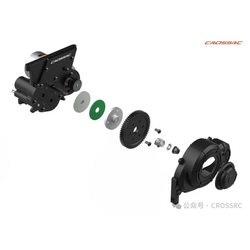 Crawling kit - EMO XL3 1/8 RTR 775 Brushed kit (Blue)