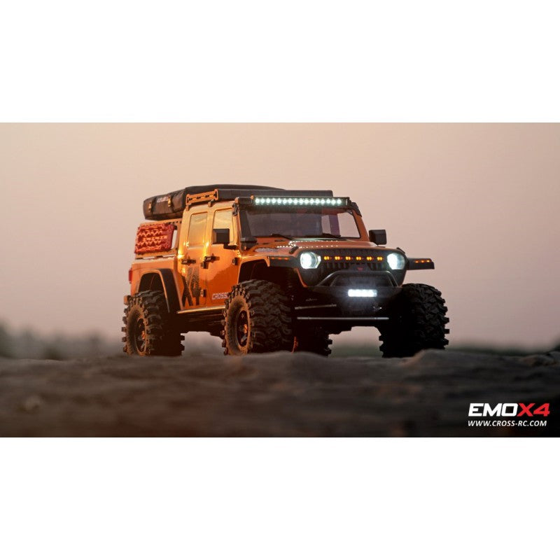 Crawling kit - EMOX4 1/8 RTR Brushless kit (orange)