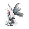 Fae-Lore Winter Fairy Wearing Wolf Hide 30cm