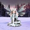 Fae-Lore Winter Fairy Wearing Wolf Hide 30cm
