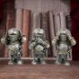 Three Wise Knights Figurine Knight Ornaments