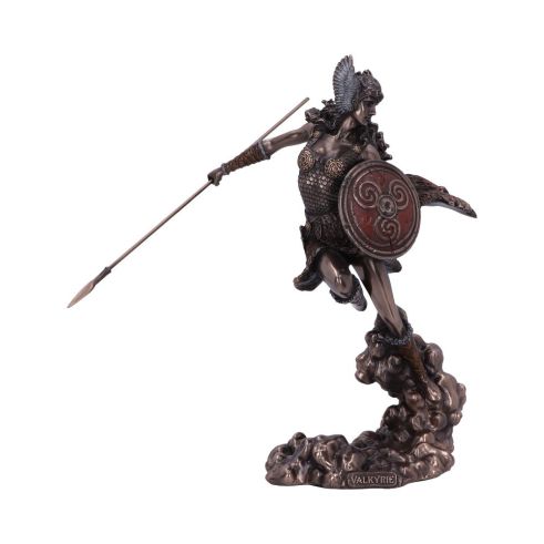 Bronze Valkyrie's Flight Norse Valkyrie Warrior Female Figurine