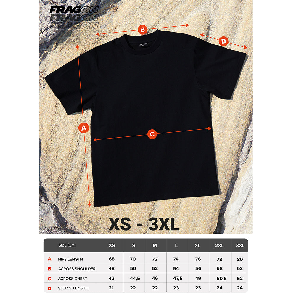 FragON basic T-shirt, black, M