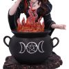Althea Witch figurine with Flame Cauldron