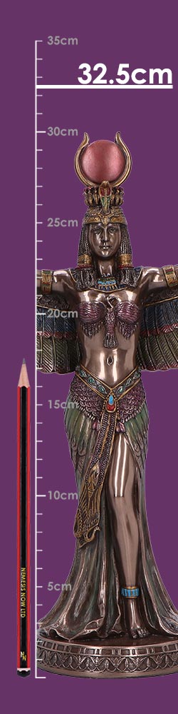 Graceful Isis Figurine – Embodiment of Magic, Wisdom, and Divinity