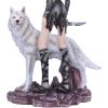 Esarosa – Gothic Fairy with Wolf Companion Figurine
