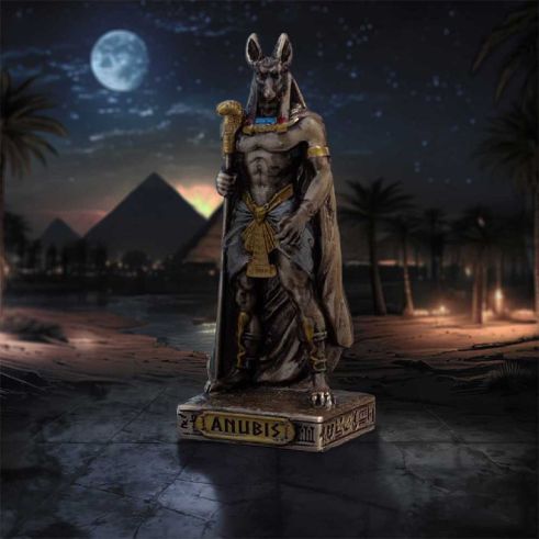 Anubis God of the Afterlife Mini Figurine