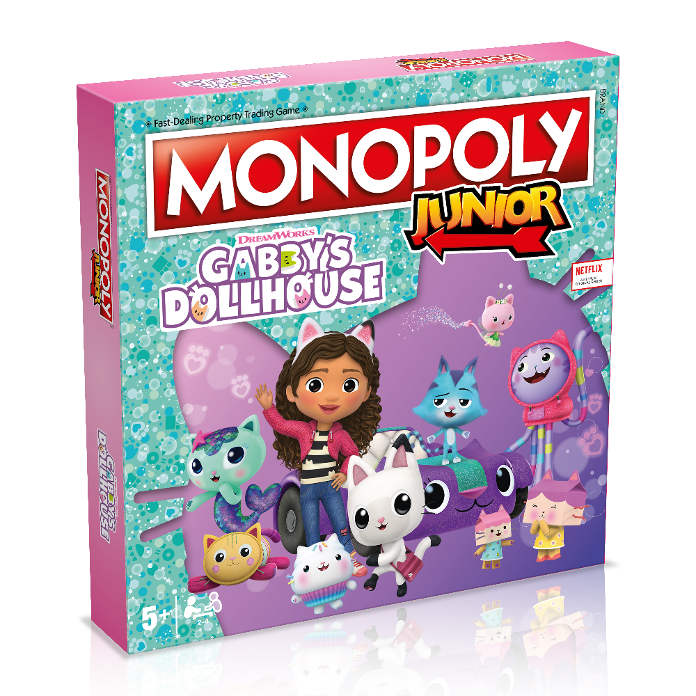 Winning Moves Gabby's Dollhouse- Monopoly Junior English