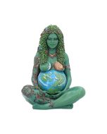 Large Ethereal Mother Earth Gaia Art Statue Painted Figurine
