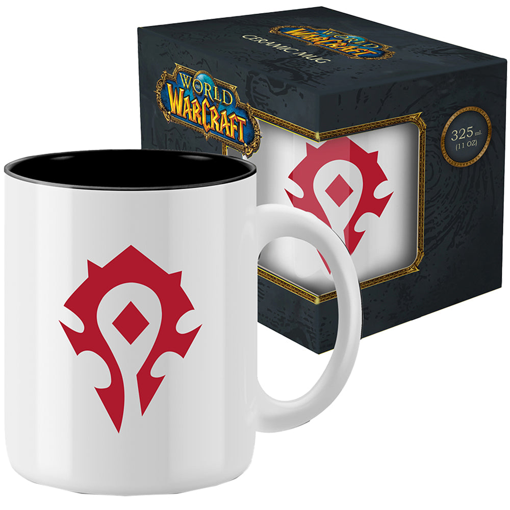 Mug World of Warcraft: Horde (white) - 11 OZ (325 ml), with Gift Packaging