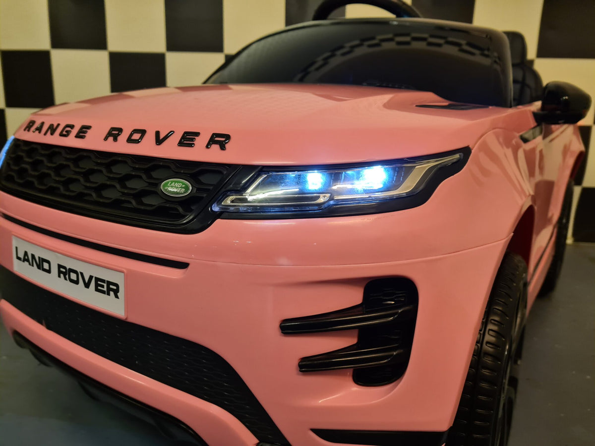 Range Rover Evoque 4x4 12V electric car for kids – 1 seat, pink