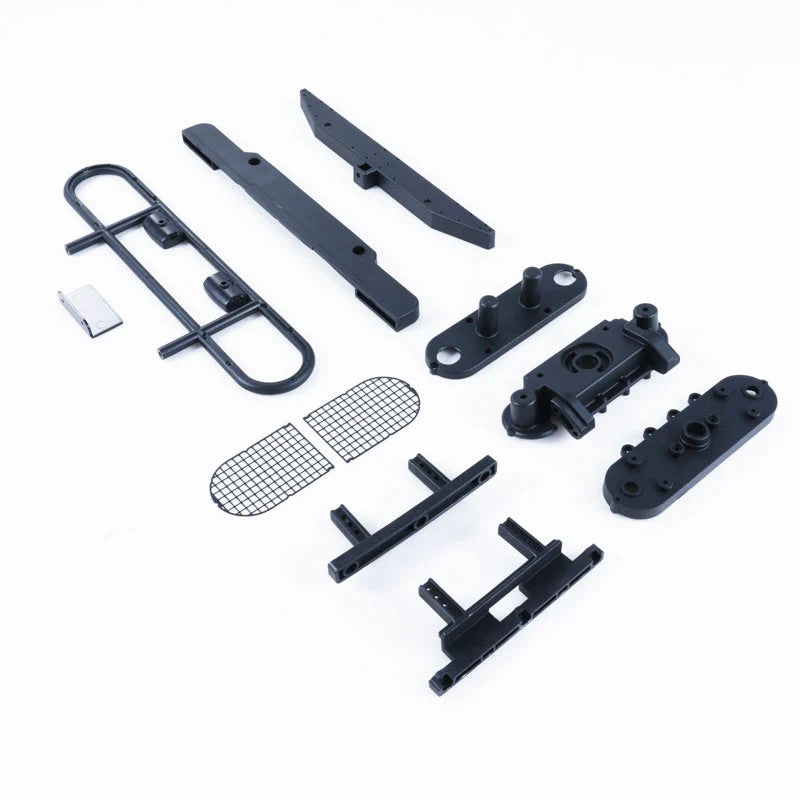 FCX10 Land Rover serie 11045 - CLEAR CAR BODY SET