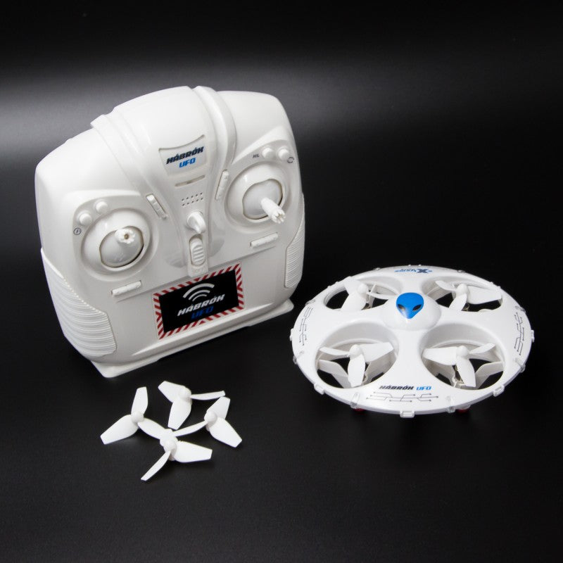 Remote-controlled UFO drone - top safety!
