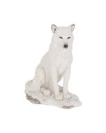 Mountains Cry Howling Wolf Figurine 20cm