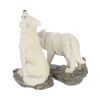 Before the Chase White Wolf Figure Set of 2 9.8cm