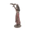 Morrigan and Crow Figurine Bronze Ornament