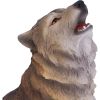 Mountains Cry Howling Wolf Figurine 20cm