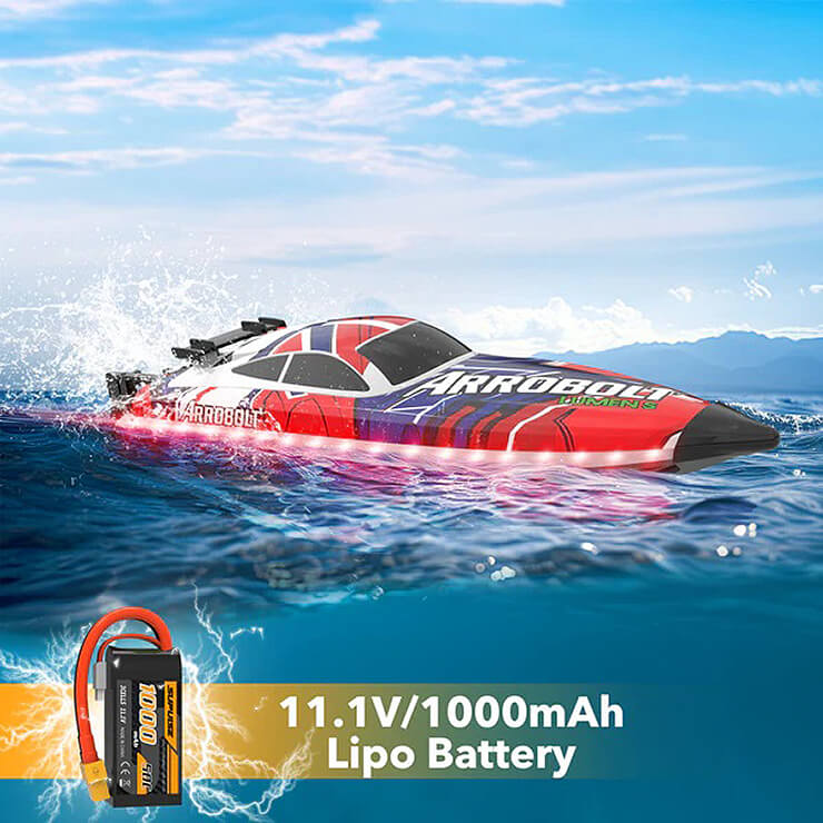 VOLANTEX ARROBOLT SR40 Brushless RC Speedboat RTR – Up to 48 km/h