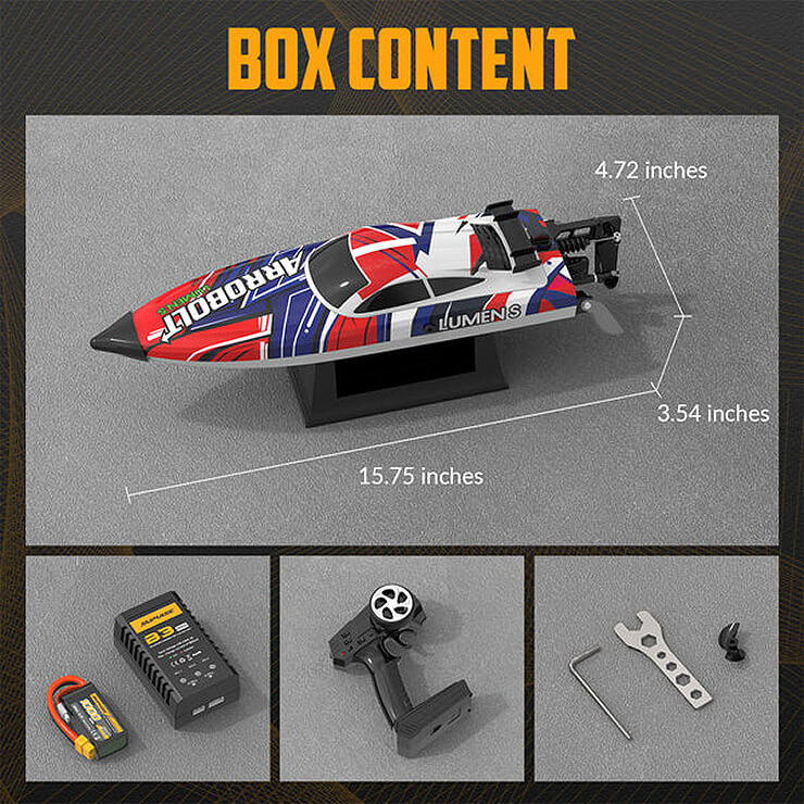 VOLANTEX ARROBOLT SR40 Brushless RC Speedboat RTR – Up to 48 km/h