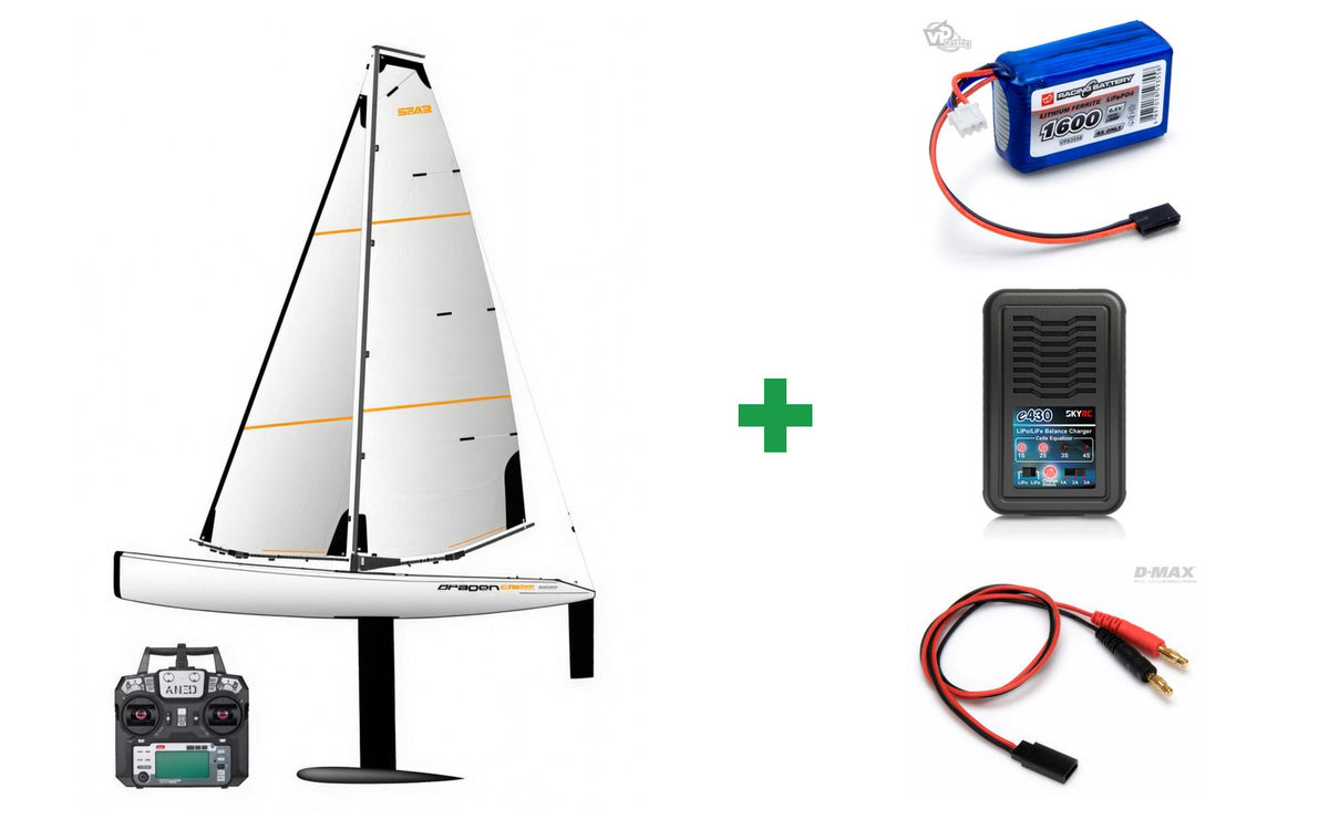Dragon Flite 95 V3 RTR - Remote-controlled sailboat